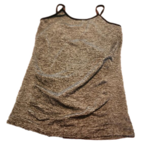 Gray stretch tank top